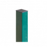 Столб 62х55х1,4х3000 (RAL 6005, 7040, Zn)5 отверстий (2,03/2,43)