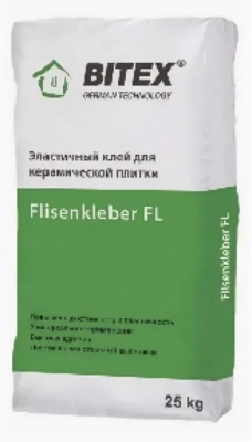 Эластичный клей для керамической плитки Fliesenkleber FL Bitex