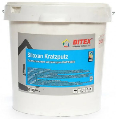 Силоксановая штукатурка БАРАШЕК Siloxan Kratzputz Bitex